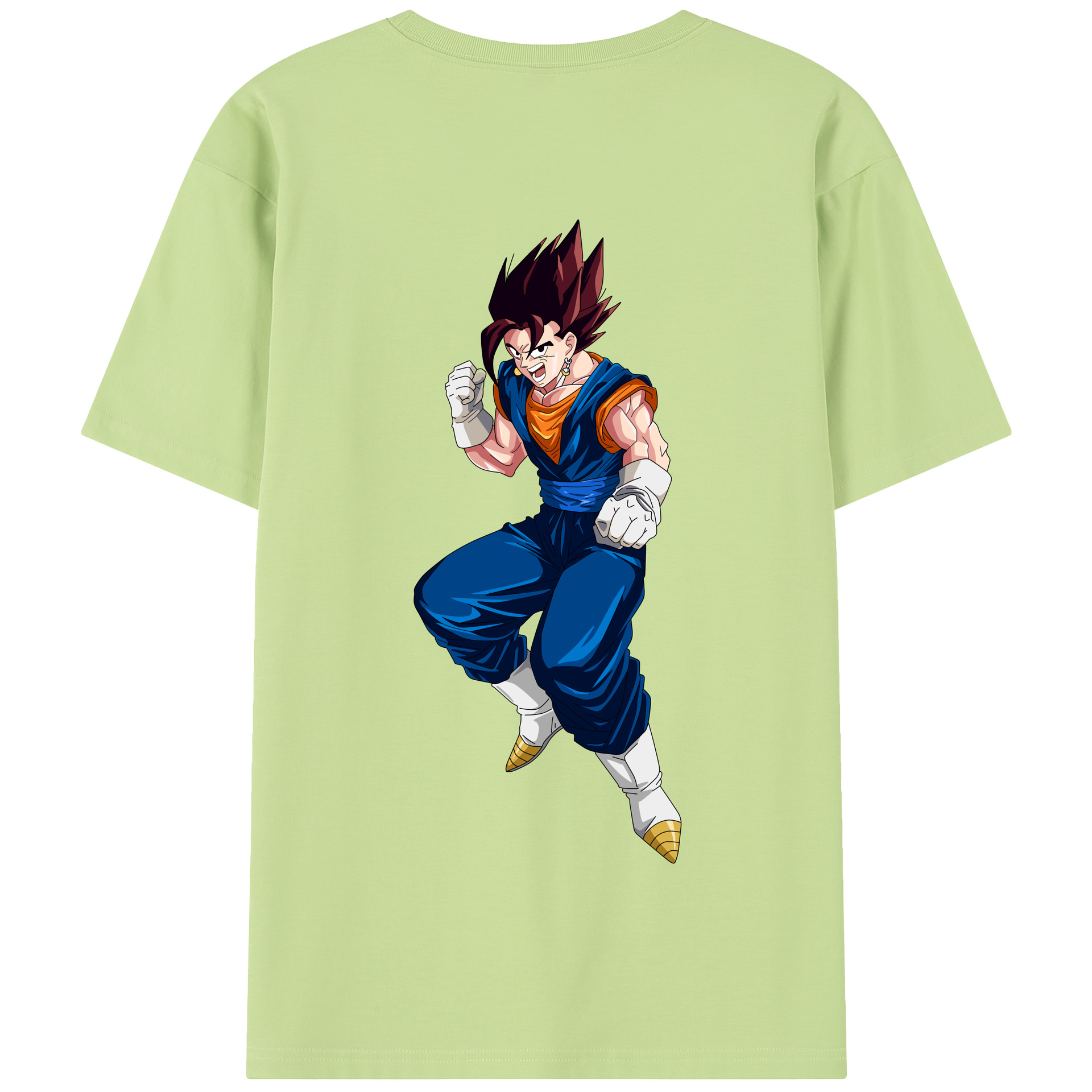 （画像用） ドラゴンボール 孫 悟飯（そんごはん）DRAGON BALL Son Gohan 綿100％半袖Tシャツ（背面プリント）
